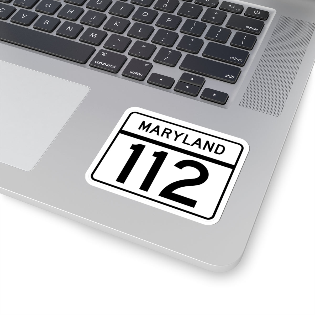 MD Route 112 (Maryland) (Road Sign) STICKER Vinyl Kiss-Cut Decal