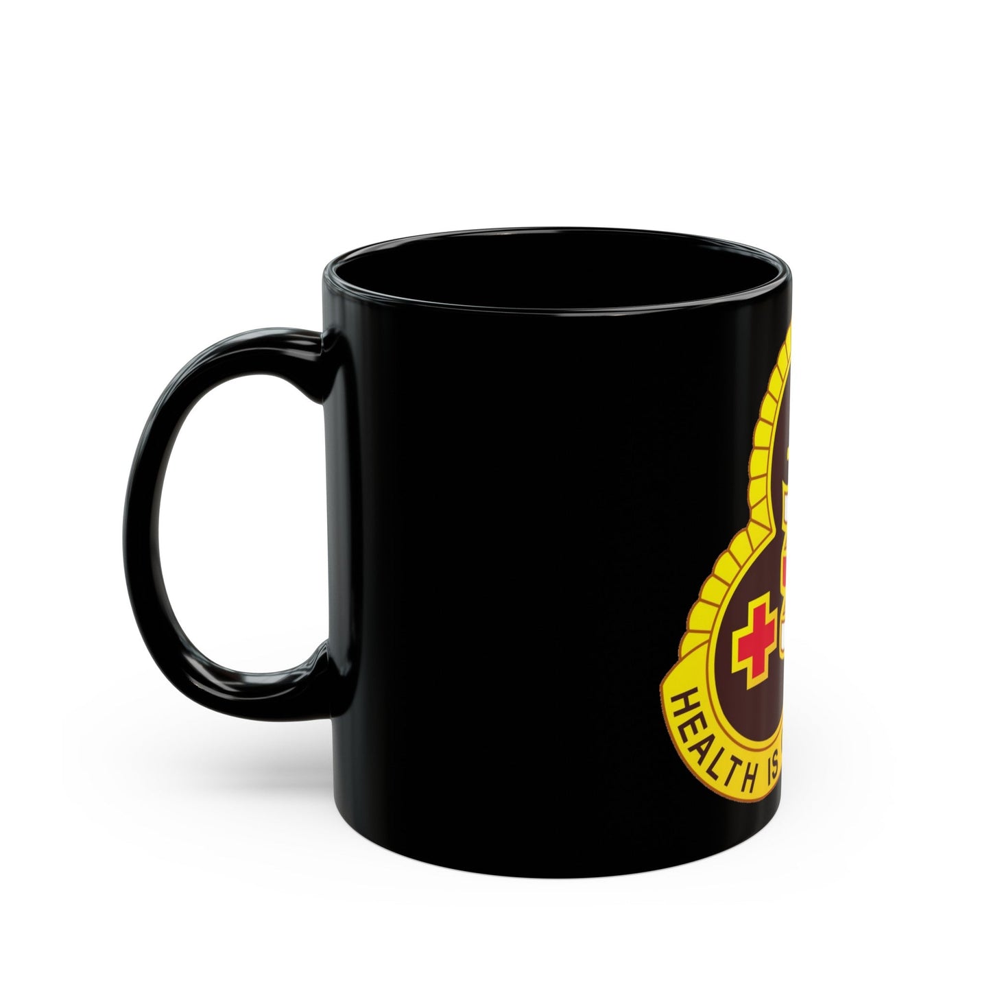 331 Medical Group (U.S. Army) Black Coffee Mug-The Sticker Space