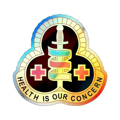 331 Medical Group (U.S. Army) Holographic STICKER Die-Cut Vinyl Decal 6 Inch Holographic - The Sticker Space