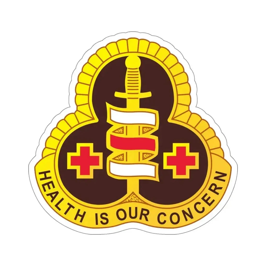 331 Medical Group (U.S. Army) STICKER Vinyl Die-Cut Decal 5 Inch - The Sticker Space