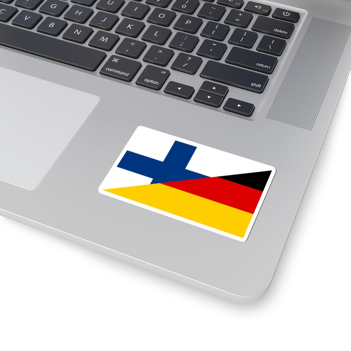 Flag of Finland and Germany (Finland) STICKER Vinyl Kiss-Cut Decal