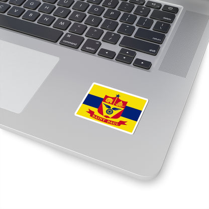 Flag of St. Paul, Minnesota - STICKER Vinyl Kiss-Cut Decal