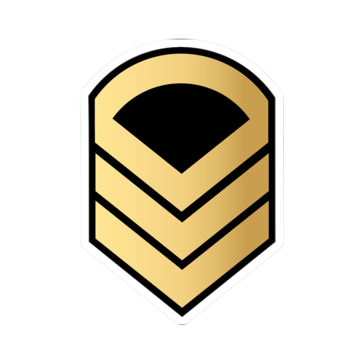 04. KNF SFC (Kuwait) (Military Rank) STICKER Vinyl Kiss-Cut Decal