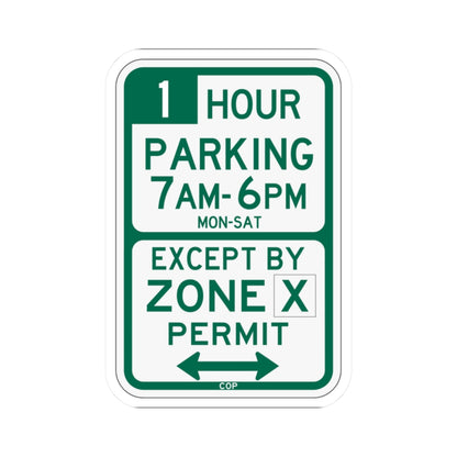PBOT Road sign P4436 (Oregon) (Road Sign) STICKER Vinyl Kiss-Cut Decal