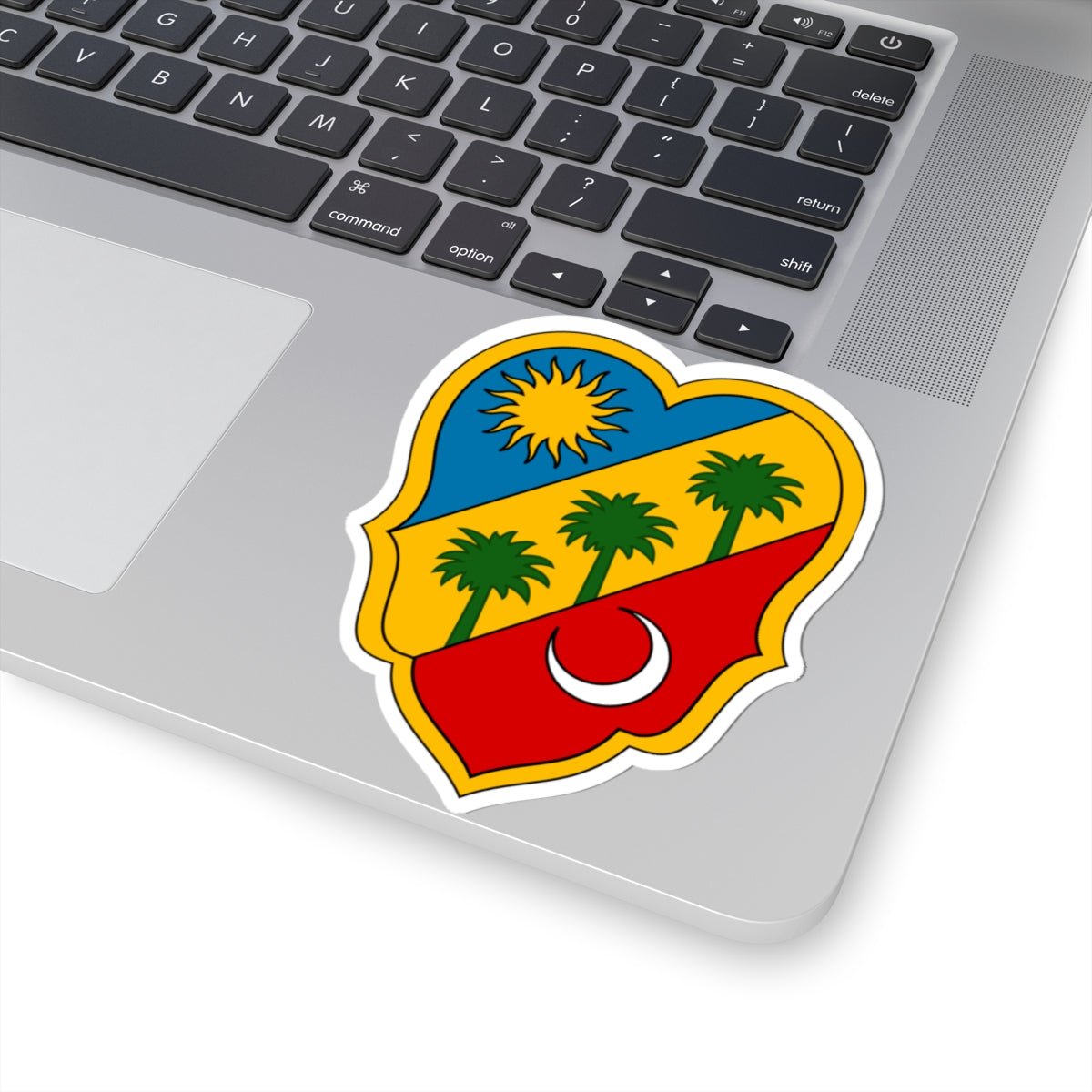 Biskra Coat of Arms French Algeria (Algeria) (Coat of Arms) STICKER Vinyl Kiss-Cut Decal