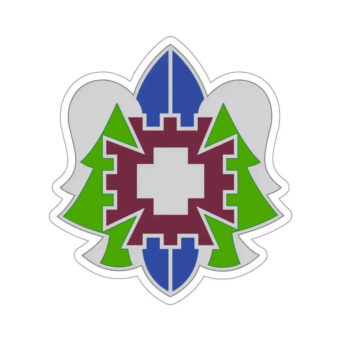 332 Medical Brigade 2 (U.S. Army) STICKER Vinyl Die-Cut Decal 6 Inch - The Sticker Space