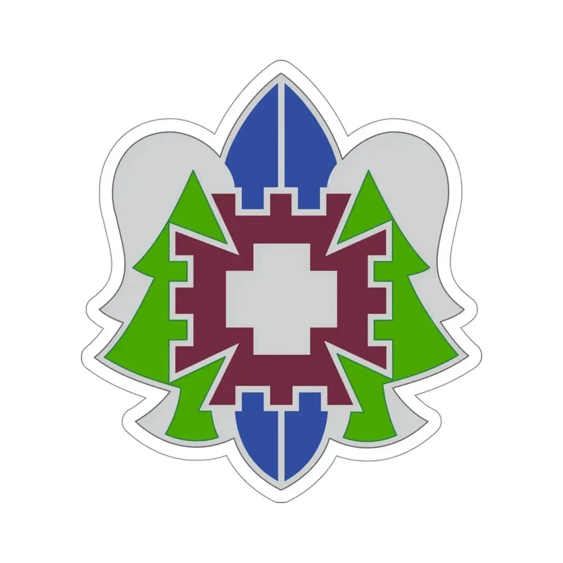 332 Medical Brigade 2 (U.S. Army) STICKER Vinyl Die-Cut Decal - The Sticker Space