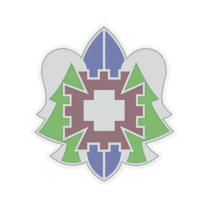 332 Medical Brigade 2 (U.S. Army) STICKER Vinyl Kiss-Cut Decal 2 Inch Transparent - The Sticker Space