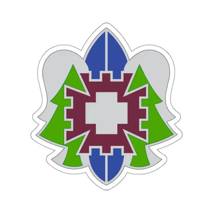 332 Medical Brigade 2 (U.S. Army) STICKER Vinyl Kiss-Cut Decal 3 Inch White - The Sticker Space