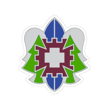 332 Medical Brigade 2 (U.S. Army) Transparent STICKER Die-Cut Vinyl Decal 5 Inch - The Sticker Space