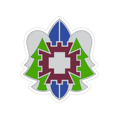 332 Medical Brigade 2 (U.S. Army) Transparent STICKER Die-Cut Vinyl Decal 6 Inch - The Sticker Space