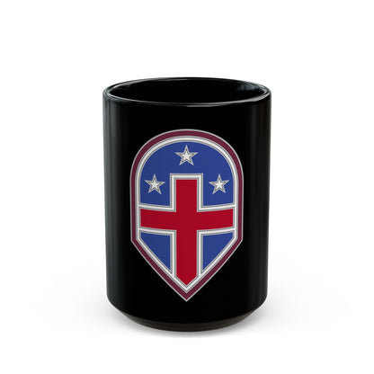 332 Medical Brigade 3 (U.S. Army) Black Coffee Mug-15oz-The Sticker Space