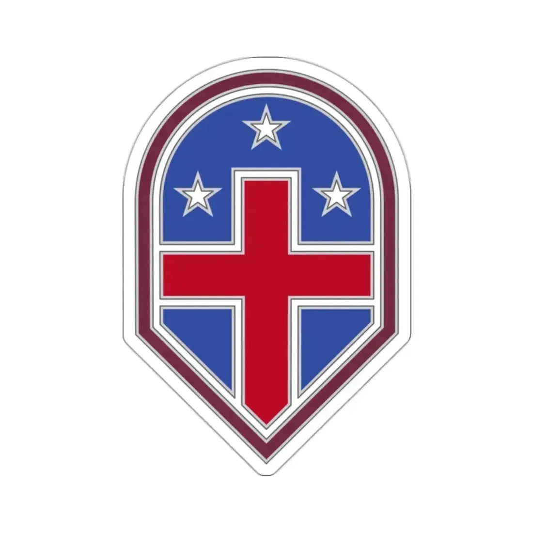 332 Medical Brigade 3 (U.S. Army) STICKER Vinyl Die-Cut Decal 2 Inch - The Sticker Space