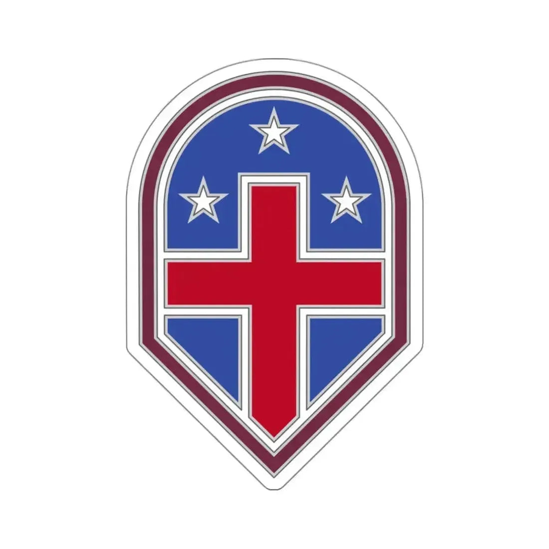 332 Medical Brigade 3 (U.S. Army) STICKER Vinyl Die-Cut Decal 3 Inch - The Sticker Space