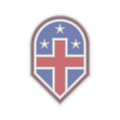 332 Medical Brigade 3 (U.S. Army) STICKER Vinyl Kiss-Cut Decal 2 Inch Transparent - The Sticker Space