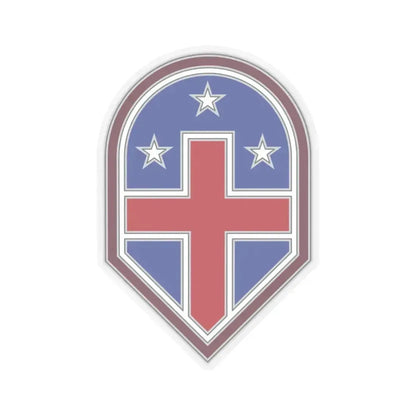 332 Medical Brigade 3 (U.S. Army) STICKER Vinyl Kiss-Cut Decal 3 Inch Transparent - The Sticker Space