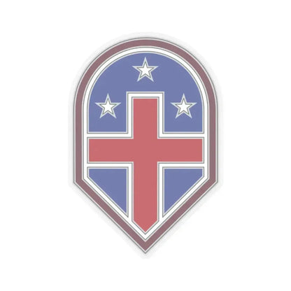 332 Medical Brigade 3 (U.S. Army) STICKER Vinyl Kiss-Cut Decal 4 Inch Transparent - The Sticker Space