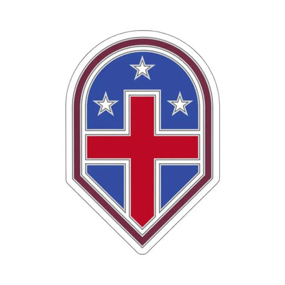 332 Medical Brigade 3 (U.S. Army) STICKER Vinyl Kiss-Cut Decal 4 Inch White - The Sticker Space