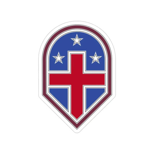 332 Medical Brigade 3 (U.S. Army) Transparent STICKER Die-Cut Vinyl Decal 6 Inch - The Sticker Space