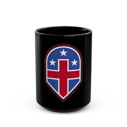 332 Medical Brigade (U.S. Army) Black Coffee Mug-15oz-The Sticker Space