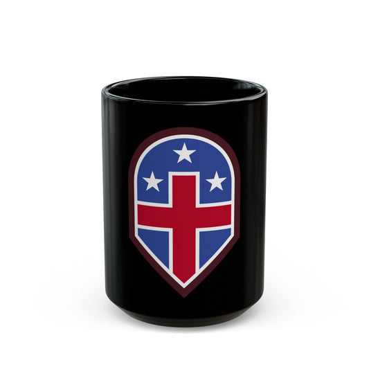 332 Medical Brigade (U.S. Army) Black Coffee Mug-15oz-The Sticker Space