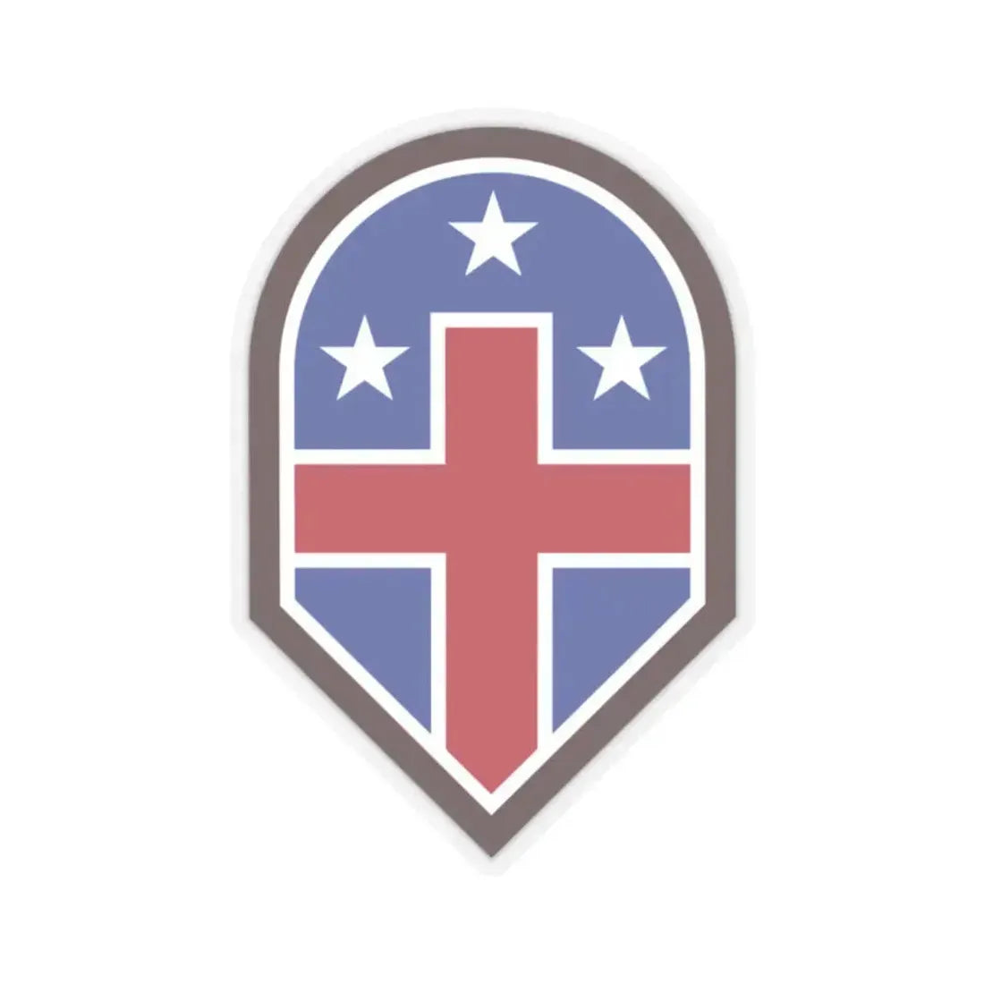 332 Medical Brigade (U.S. Army) STICKER Vinyl Kiss-Cut Decal 2 Inch Transparent - The Sticker Space