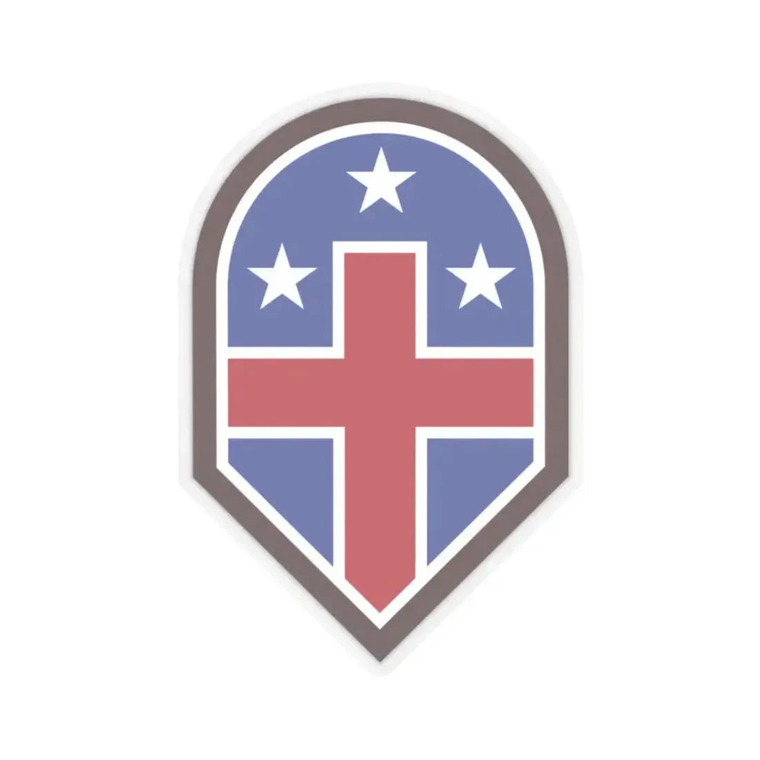 332 Medical Brigade (U.S. Army) STICKER Vinyl Kiss-Cut Decal 3 Inch Transparent - The Sticker Space