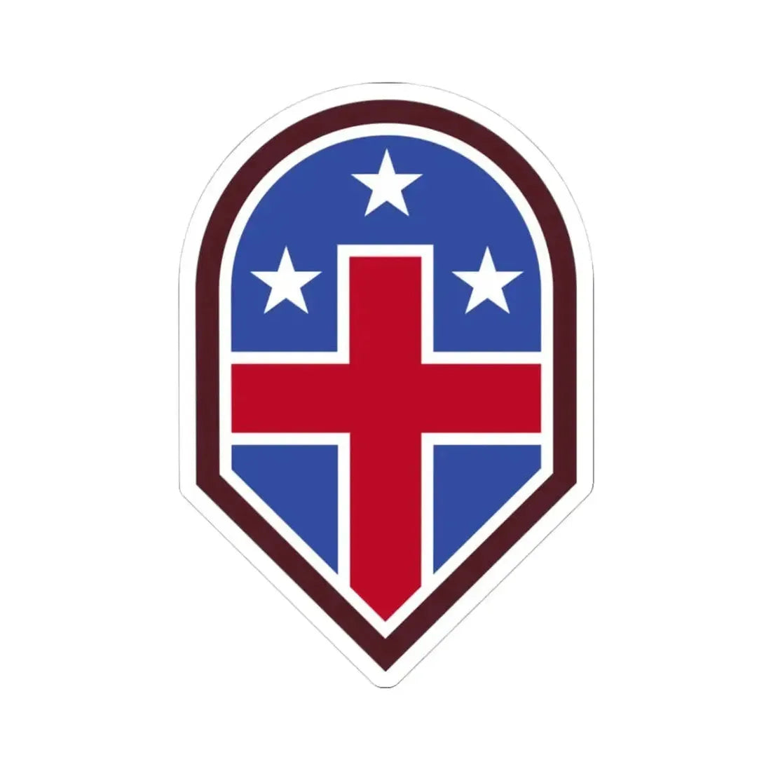 332 Medical Brigade (U.S. Army) STICKER Vinyl Kiss-Cut Decal 3 Inch White - The Sticker Space