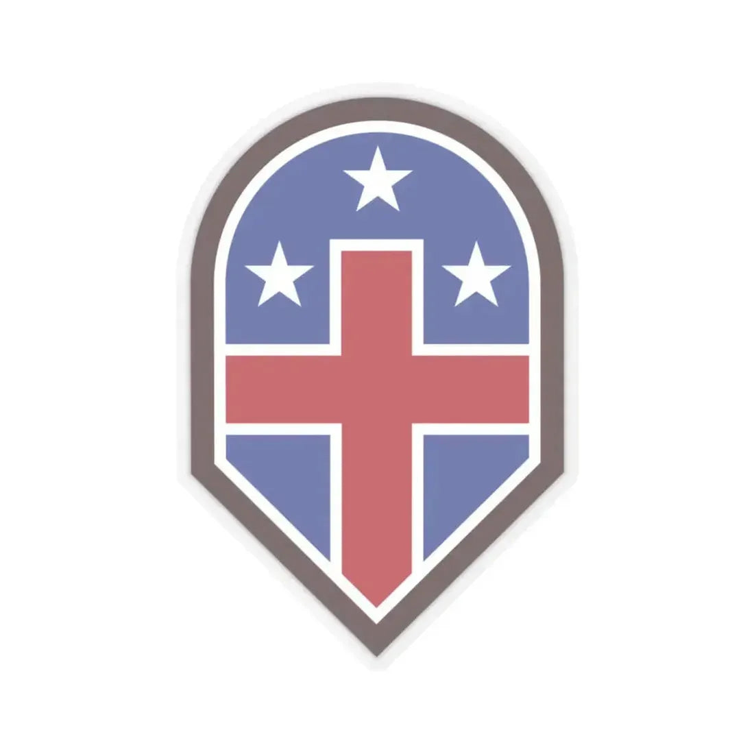 332 Medical Brigade (U.S. Army) STICKER Vinyl Kiss-Cut Decal 4 Inch Transparent - The Sticker Space