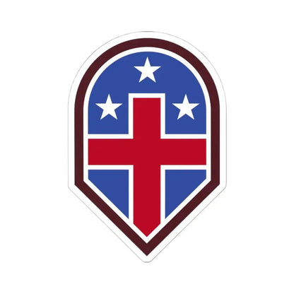 332 Medical Brigade (U.S. Army) STICKER Vinyl Kiss-Cut Decal 4 Inch White - The Sticker Space