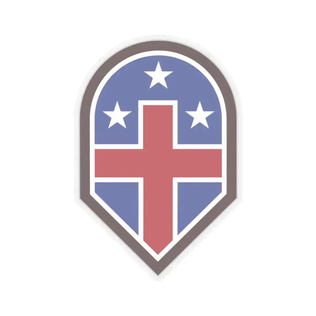 332 Medical Brigade (U.S. Army) STICKER Vinyl Kiss-Cut Decal 6 Inch Transparent - The Sticker Space