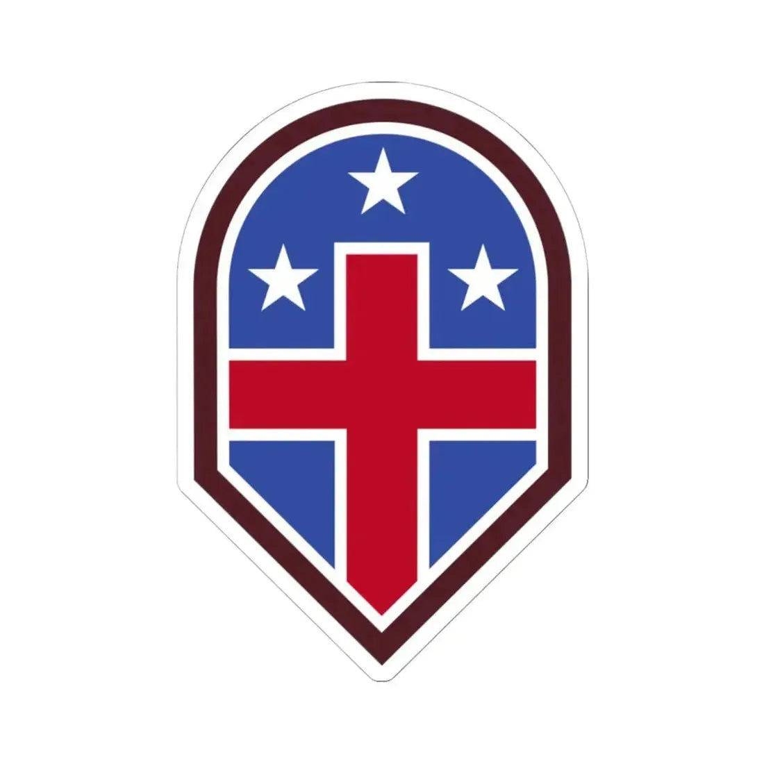 332 Medical Brigade (U.S. Army) STICKER Vinyl Kiss-Cut Decal 6 Inch White - The Sticker Space