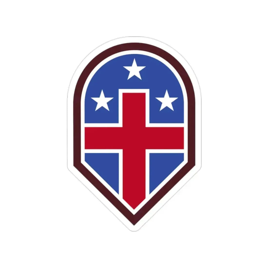 332 Medical Brigade (U.S. Army) Transparent STICKER Die-Cut Vinyl Decal 2 Inch - The Sticker Space