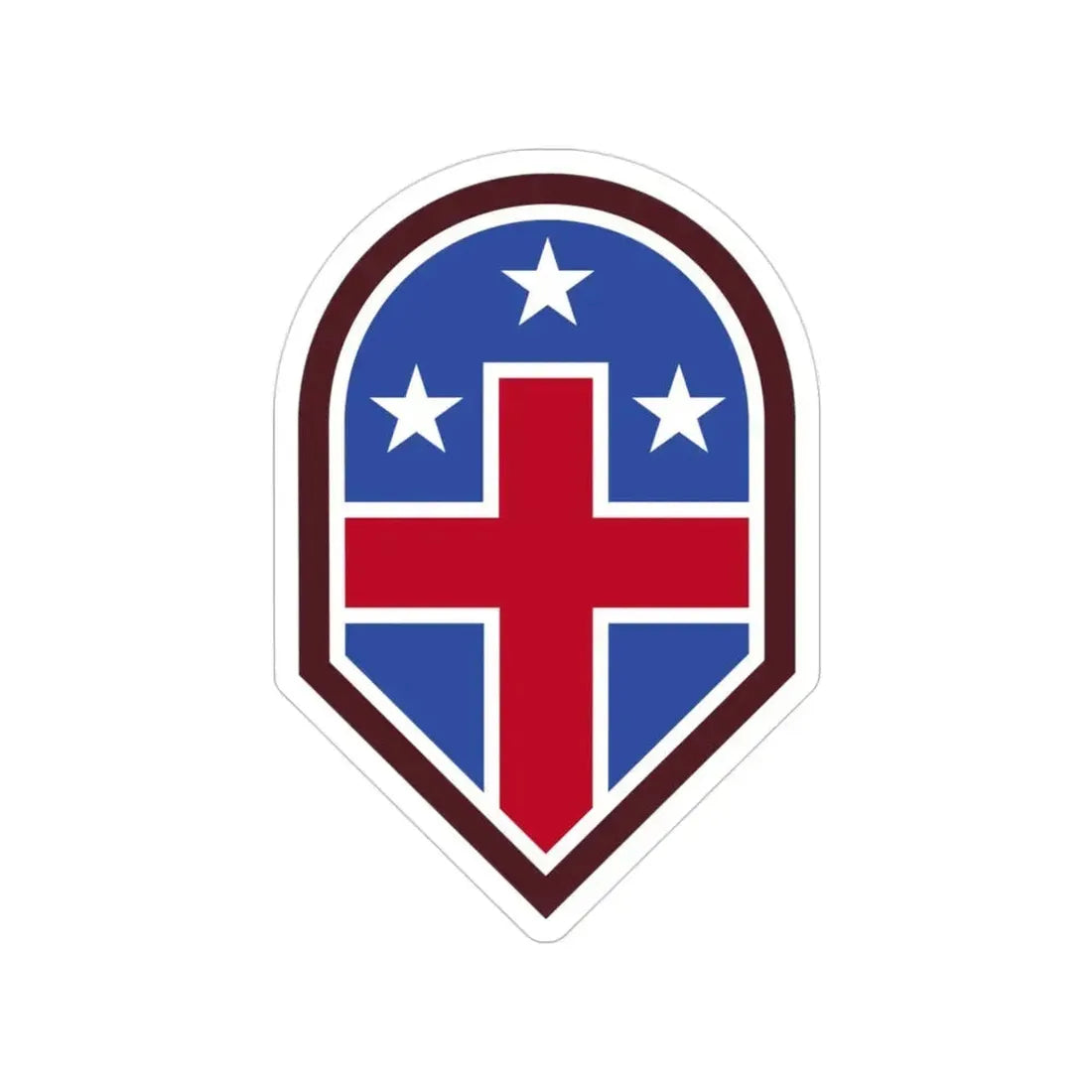 332 Medical Brigade (U.S. Army) Transparent STICKER Die-Cut Vinyl Decal 3 Inch - The Sticker Space