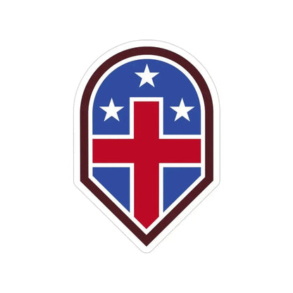 332 Medical Brigade (U.S. Army) Transparent STICKER Die-Cut Vinyl Decal 4 Inch - The Sticker Space