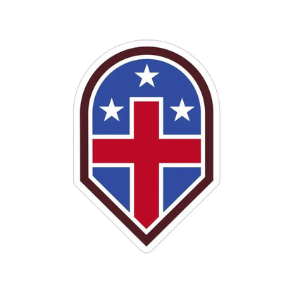 332 Medical Brigade (U.S. Army) Transparent STICKER Die-Cut Vinyl Decal 5 Inch - The Sticker Space