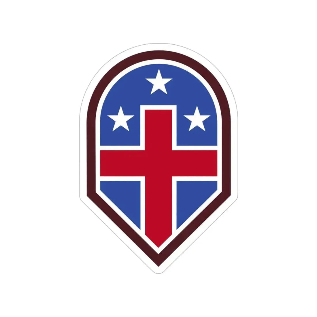 332 Medical Brigade (U.S. Army) Transparent STICKER Die-Cut Vinyl Decal 6 Inch - The Sticker Space