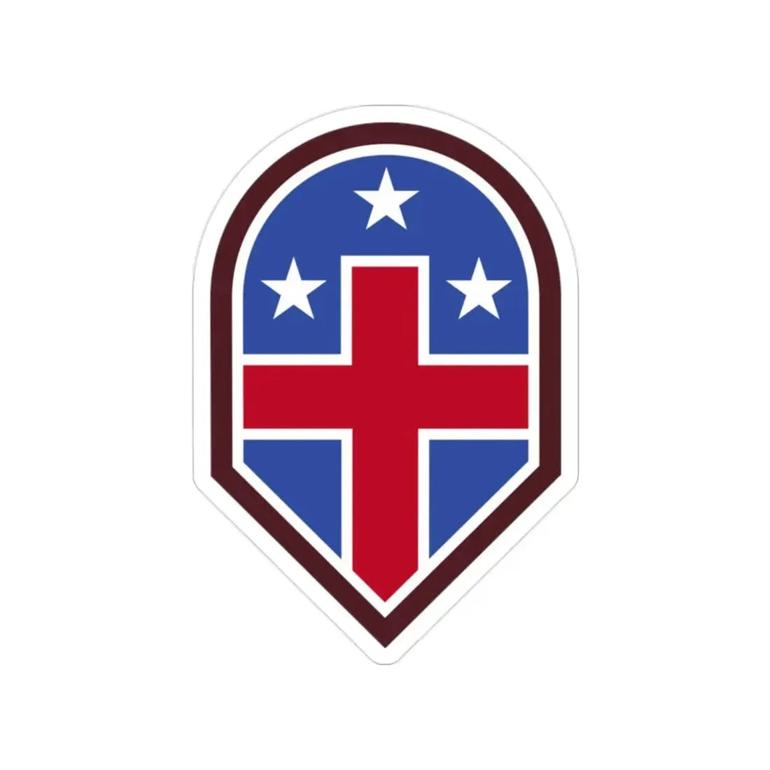 332 Medical Brigade (U.S. Army) Transparent STICKER Die-Cut Vinyl Decal - The Sticker Space