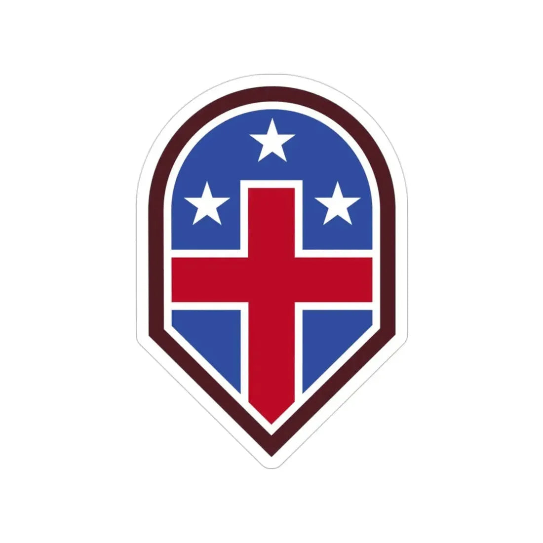 332 Medical Brigade (U.S. Army) Transparent STICKER Die-Cut Vinyl Decal - The Sticker Space