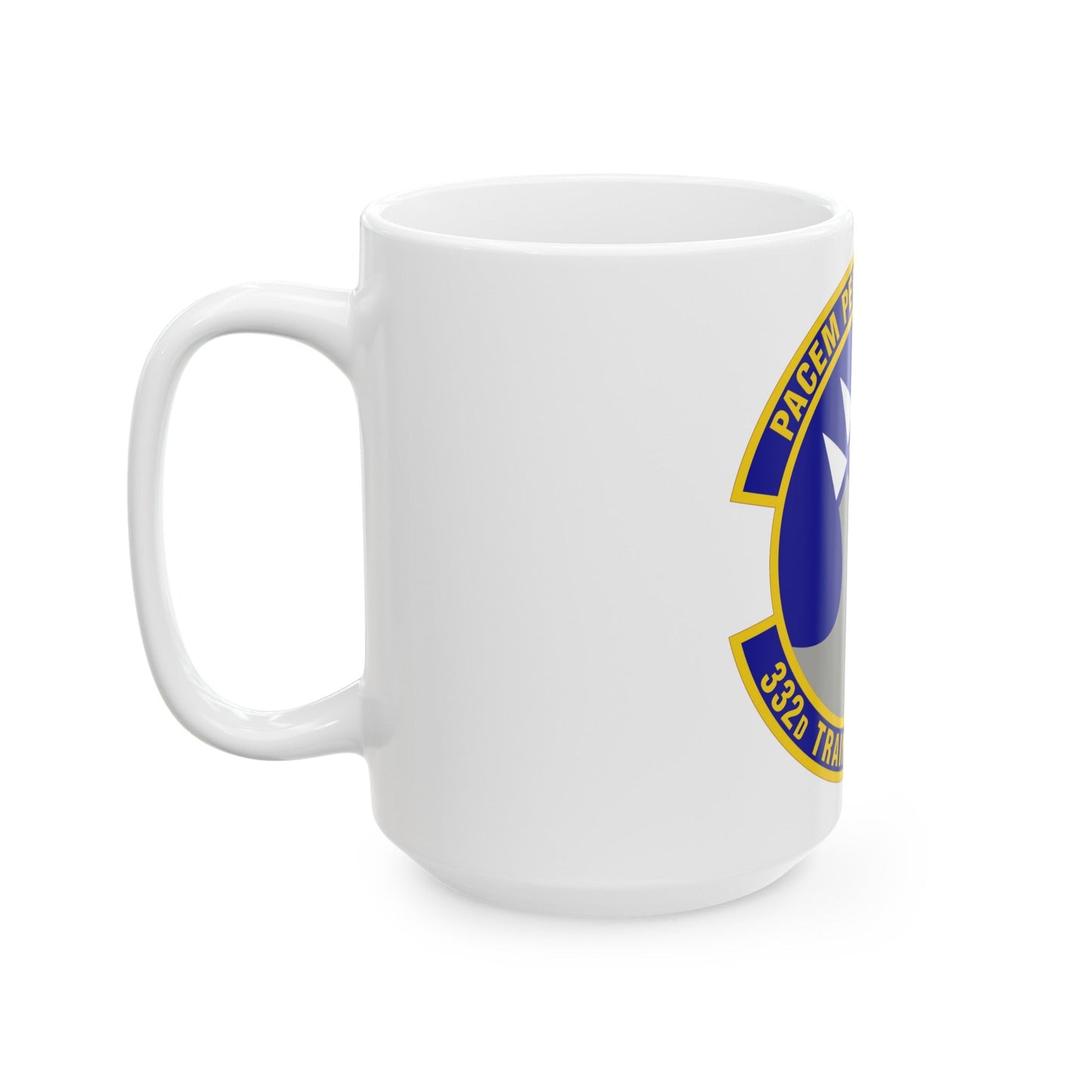 332 Training Squadron AETC (U.S. Air Force) White Coffee Mug-The Sticker Space