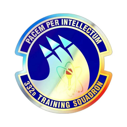 332 Training Squadron AETC (U.S. Air Force) Holographic STICKER Die-Cut Vinyl Decal 2 Inch Holographic - The Sticker Space