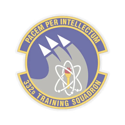 332 Training Squadron AETC (U.S. Air Force) STICKER Vinyl Kiss-Cut Decal 3 Inch Transparent - The Sticker Space