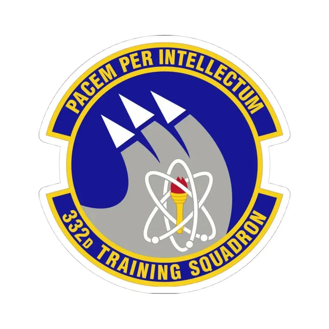 332 Training Squadron AETC (U.S. Air Force) STICKER Vinyl Kiss-Cut Decal 4 Inch White - The Sticker Space