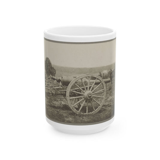 Battery - 1st N.Y. Artillery Battalion Near Fair Oaks, June 1862 (U.S. Civil War) White Coffee Mug