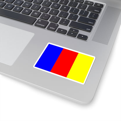 Flag of Ornans (France) STICKER Vinyl Kiss-Cut Decal