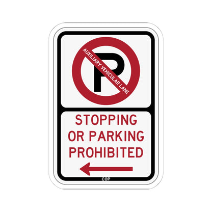 PBOT Road sign P1305L (Oregon) (Road Sign) STICKER Vinyl Kiss-Cut Decal
