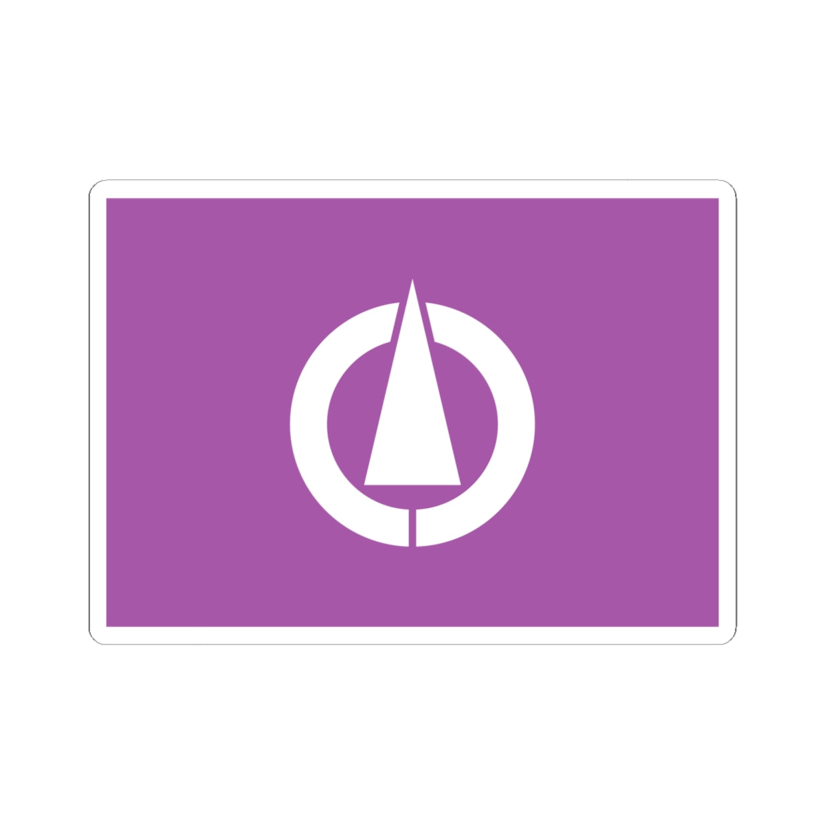 Flag of Oyama Tochigi (Japan) STICKER Vinyl Kiss-Cut Decal