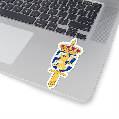 Södra militärdistriktsstaben vapen (Sweden) (Coat of Arms) STICKER Vinyl Kiss-Cut Decal