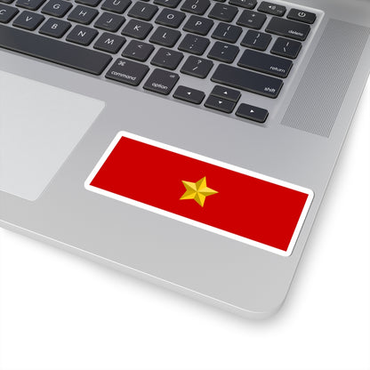 BD Army Brigadier General Star Plate (Bangladesh) (Coat of Arms) STICKER Vinyl Kiss-Cut Decal