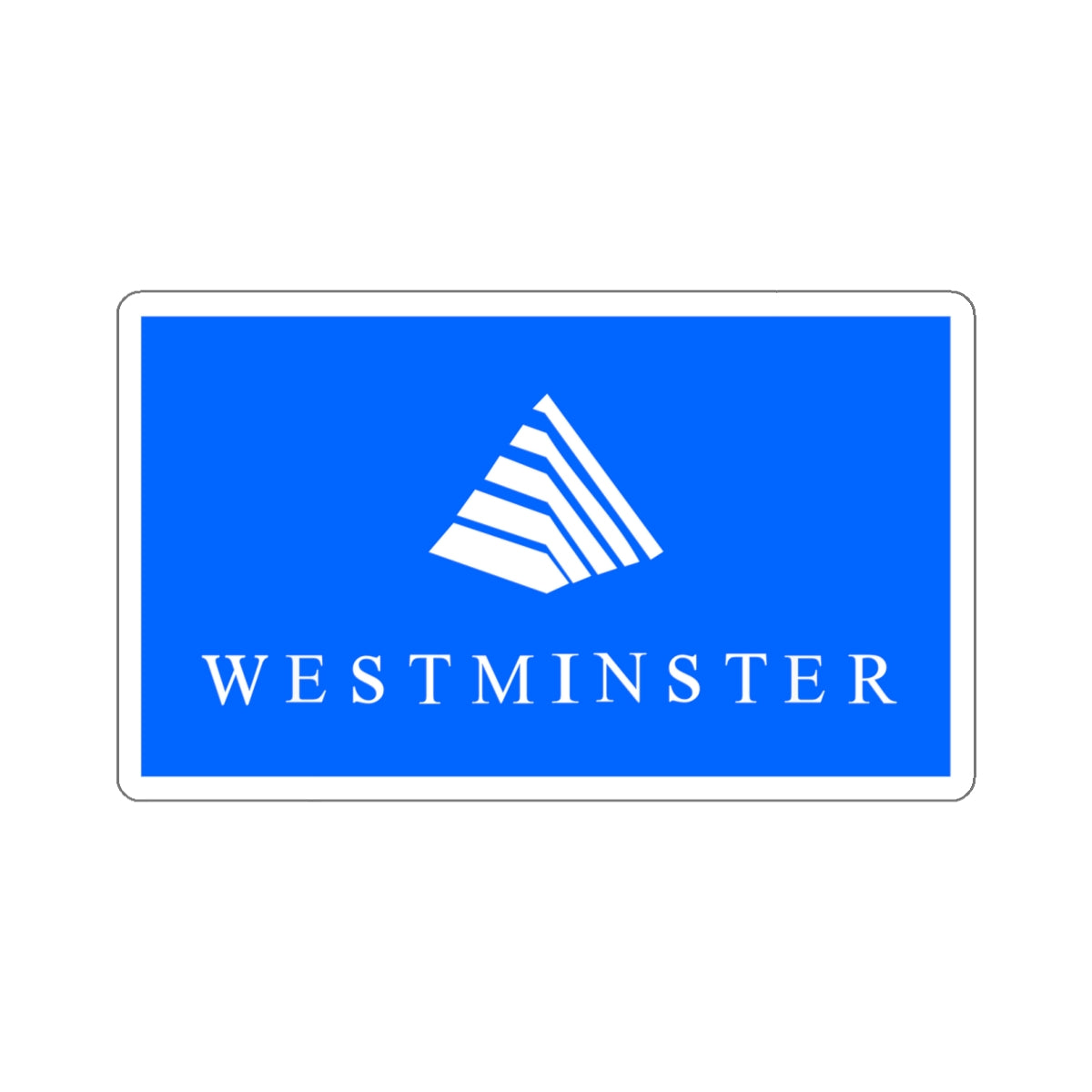 Flag of Westminster, Colorado - STICKER Vinyl Kiss-Cut Decal